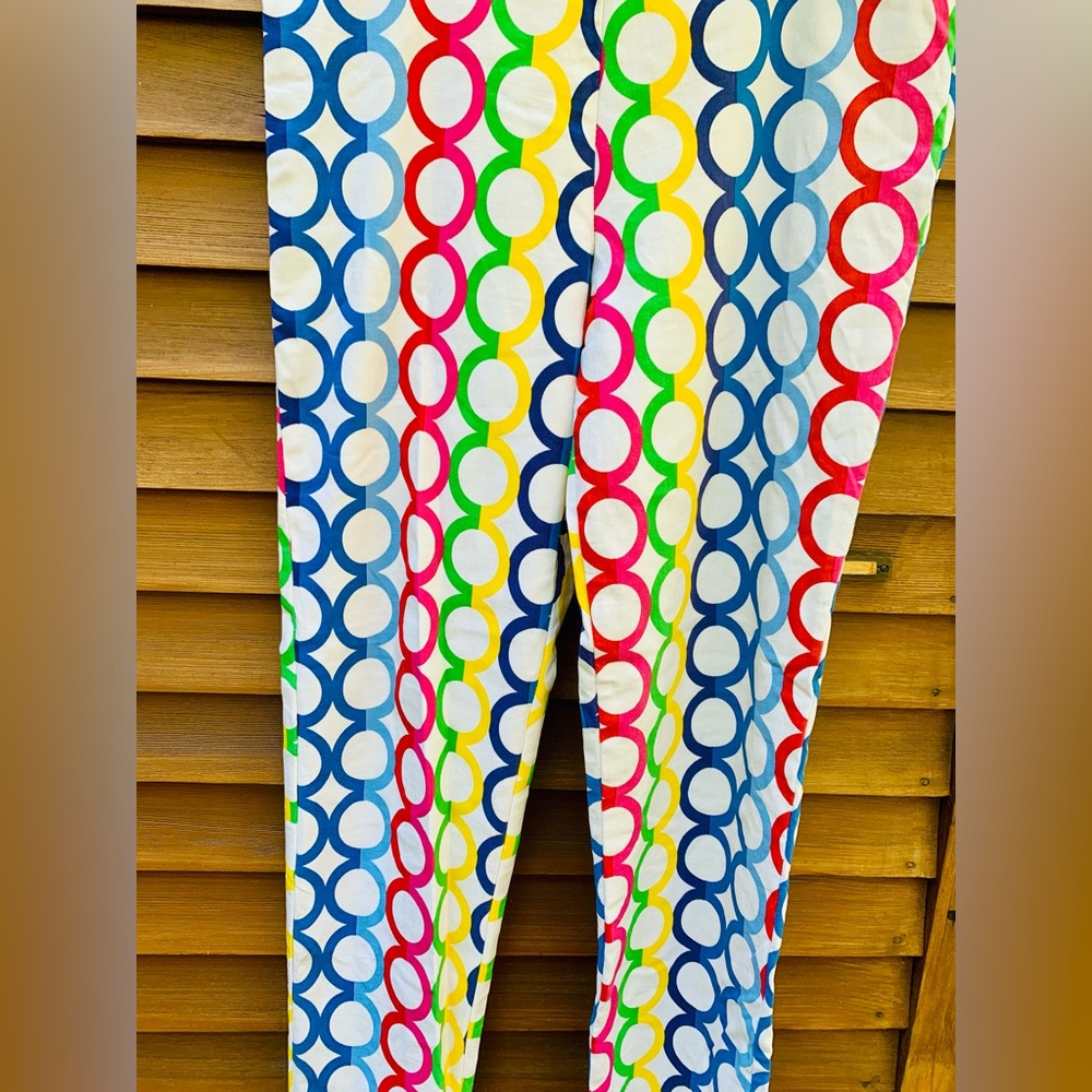 Krazy Larry Multicolored Circular Patterned Cropp… - image 5